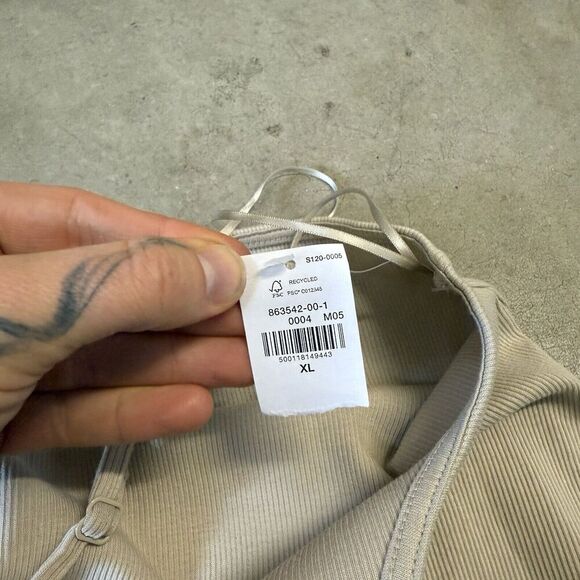 NWT Old Navy Womens Rib Knit MIDI Dress Ribbed Bodycon Chic Moto Modest Modern - Picture 7 of 13